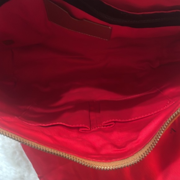 Prix De Dressage Brown leather with tan trim shoulder bag - Picture 7 of 7